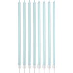 Godan Dortové svíčky dlouhé s držátky modré – Sleviste.cz