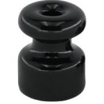 Elhard Držák na kabel nástěnný Retro Keramik, 18x23mm, černý KP1000B – Sleviste.cz