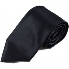 Černá mikrovláknová kravata