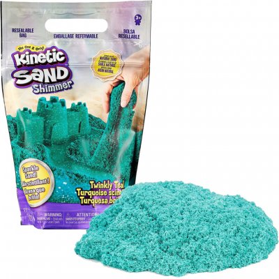 Spin Master Kinetic Sand balení třpytivého modrozeleného písku 0,9 kg