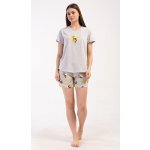 Vienetta dámské šortky Včelky šedá – Zboží Dáma