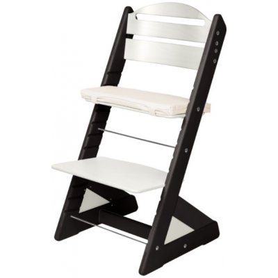 Jitro rostoucí židle Plus černo bílá – Zboží Mobilmania