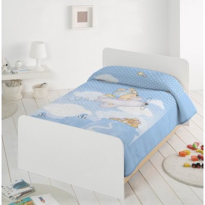 PIEL S.A. Dětská španělská deka Plane modrá – Zboží Mobilmania