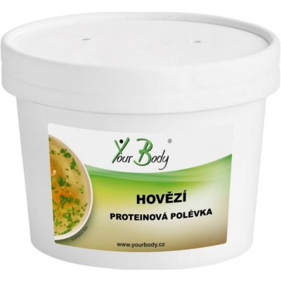Yourbody Proteinová polévka hovězí kelímek 30 g – Zboží Mobilmania