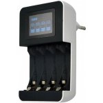 Solight nabíječka s LCD displejem AC 230V 450mA 4 kanály AA/AAA řízená mikroprocesore – Zboží Dáma