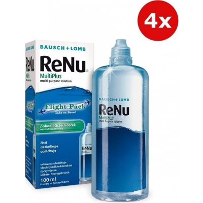 Bausch & Lomb Renu Flight Pack 4 x 100 ml – Zbozi.Blesk.cz