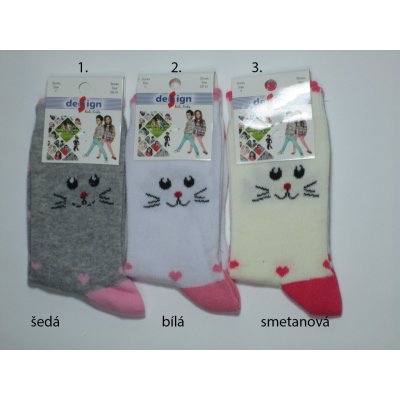 Design Socks Klasické dívčí ponožky