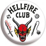 Pyramid International Placka Stranger Things - Hellfire Club – Zboží Mobilmania