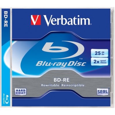 Verbatim BD-RE 25GB 2x, jewel, 1ks (43615) – Hledejceny.cz