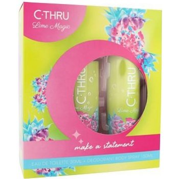 C-THRU Lime Magic EDT 30 ml + deospray 150 ml dárková sada