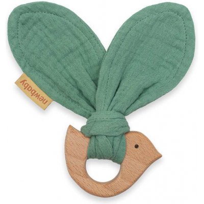New Baby dětské kousátko s ptáčkem Bird mint – Zbozi.Blesk.cz