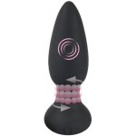 Black Velvets Remote Controlled Silicone Rotating & Vibrating Plug – Sleviste.cz