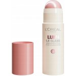 Jednotlivý rozjasňovač v tyčince L'Oréal Lumi Le Glass růžový Pink Balle 7 g – Sleviste.cz