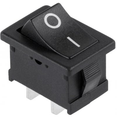 CABLETECH kolébkový vypínač 230V mini 2-pin, černý PRK0001A.1 – Hledejceny.cz