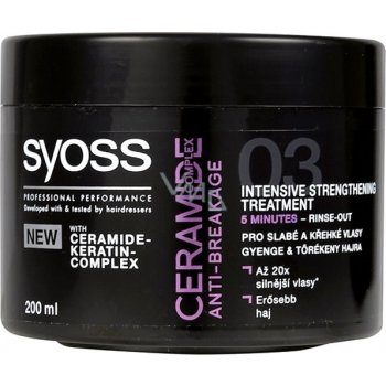 Syoss Ceramide Anti-Breakage maska pro slabé a křehké vlasy 200 ml
