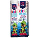 IQ Mag Kids Organický hořčík + vitamín B6 šumivé tablety pro děti s malinovou příchutí 20 tablet – Hledejceny.cz