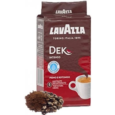 Lavazza Dek INTENSO bezkofeínová mletá 250 g – Sleviste.cz