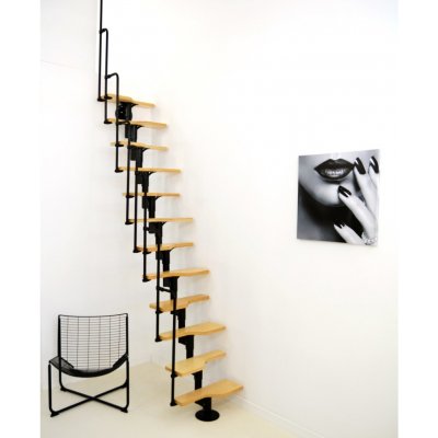 Minka Twister Black Mlynářské schody dřevo buk pro výšku do 294cm – Zboží Mobilmania