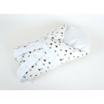 JAN peří Péřová zavinovačka Dráček šedá srdíčka – Sleviste.cz