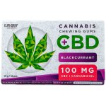 Euphoria Žvýkačky s CBD 100mg Černý rybíz 17 g – Zboží Dáma