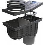 Haco Lapač střešních vod LSV DN 125 C černý – Zboží Mobilmania