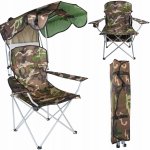 Malatec Skládací křeslo se stříškou Panama maskáč – Sleviste.cz