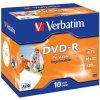 8 cm DVD médium Verbatim DVD-R 4,7GB 16x, printable, jewel, 1ks (43521)