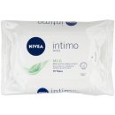 Intimní mycí prostředek Nivea Intimo Fresh ubrousky pro intimní hygienu 20 ks