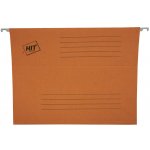HIT Office A4 Papírové desky s chlopněmi oranžové 50 ks – Zboží Mobilmania