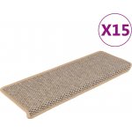 zahrada-XL Samolepicí sisal 15ks 65x21x4cm světle béžové – HobbyKompas.cz