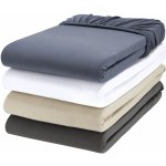 Livarno Home Žerzejové napínací prostěradlo 90-100x200 šedá – Zboží Dáma