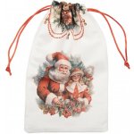 Clayre & Eef Látkový vánoční pytlík Santa s děvčátkem - 14*1*22 cm – Hledejceny.cz