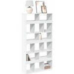 vidaXL Knihovna bílá 100x33x187,5 cm kompozitní dřevo – Zboží Dáma