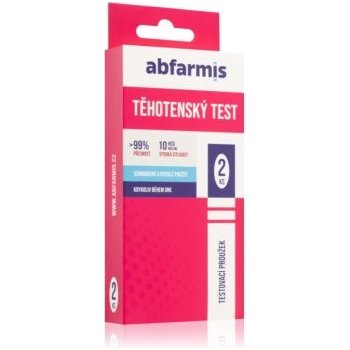 Abfarmis Těhotenský test testovací proužky 2 ks