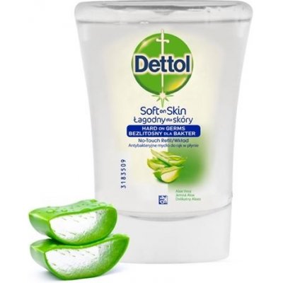 Dettol tekuté mýdlo náplň do bezdotykového dávkovače aloe a bambus 250 ml – Zboží Dáma