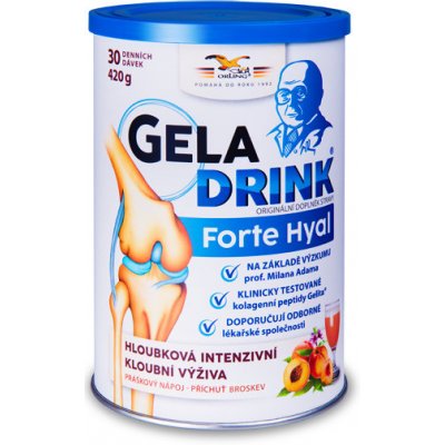 Geladrink FORTE HYAL broskev práškový nápoj 420 g
