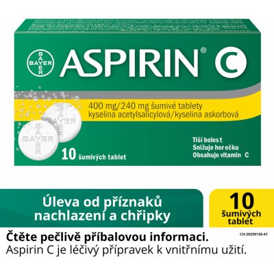 ASPIRIN C POR 400MG/240MG TBL EFF 10 – Hledejceny.cz