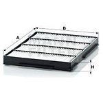 Filtr, vzduch v interiéru MANN-FILTER CU 1526 (CU1526) – Hledejceny.cz