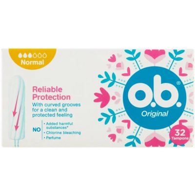 o.b. Tampóny Original Normal Varianta 32 ks – Sleviste.cz