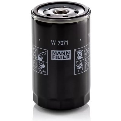 MANN-FILTER Olejový filtr, převodovka (e-náprava) MF W7071 – Hledejceny.cz