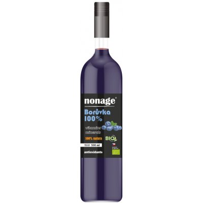 Nonage BIO BORŮVKA 100% JUICE 0,5 l – Sleviste.cz
