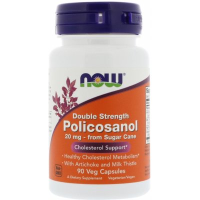 Now Foods Policosanol Plus 20 mg 90 veg. kapslí