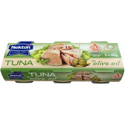 Nekton Tuňák v olivovém oleji 3 x 80 g – Hledejceny.cz