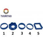TVOŘÍTKO Vykrajovátka Rozměr: 50, Tvar vykrajovátka: 4. VLNKY KULATÉ – Zbozi.Blesk.cz