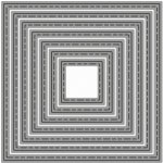 Wiler Vyřezávací šablona Čtverec 7 ks – Zboží Dáma