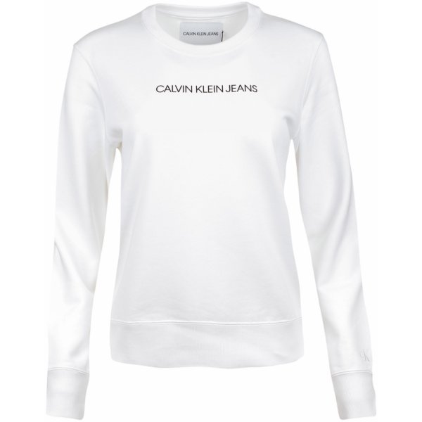Calvin Klein dámská bílá mikina bez kapuce od 1 776 Kč - Heureka.cz
