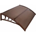 Springos Polyroof 120x75 cm hnědá – Zboží Mobilmania