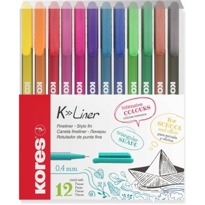 Kores K-Liner Sada 12 barev – Zboží Dáma