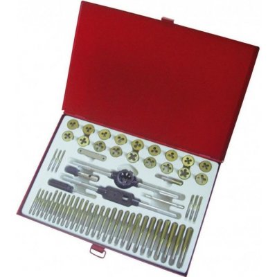 Sada závitníků a závitořezných nástrojů Holzmann GBM58TIN – Zboží Mobilmania