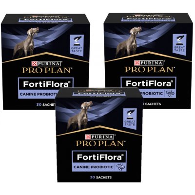 Purina Pro Plan Veterinary Diets Canine FortiFlora plv 3 x 30 g – Hledejceny.cz